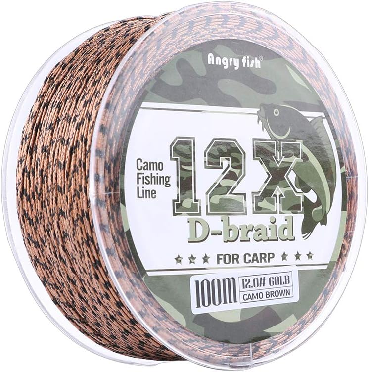 ANGRYFISH Sinking Speckle Fishing Line-Cost Effective Stealth Smooth Superline-Super Strong Power for Carp Fishing-Wonderful Tool for Fishing Enthusiast-Extremely Durable