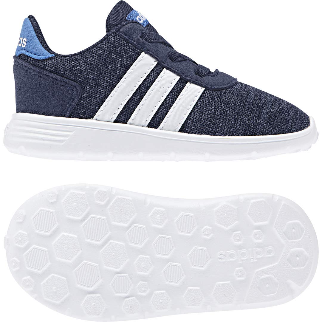 SCARPA ADIDAS LITE RACER INF DK. BLUE/WHITE – ABM Calzature