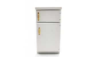 SXFSE Dollhouse Decoration Accessories,Mini Dollhouse Furniture Refrigerator Miniature Living Room Pretend Play Model
