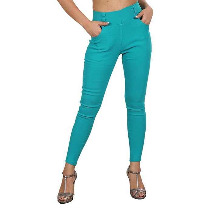 sea green jeans