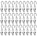 Teenitor 30 Pack Curtain Clips Stainless Steel Light Hanger Gutter Hooks Christmas Party Decor Supplies for Camp Tent Photo Display Indoor and Outdoor Decoration