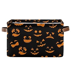 WELLDAY 2PCS Storage Basket Halloween Cute Large
