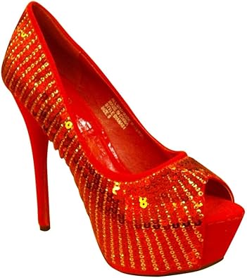 red bottom pumps amazon