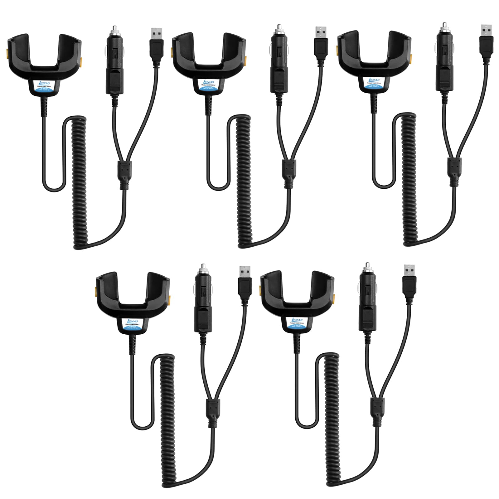 Photo 1 of (5PCS) Car Charger Cable for TC77 Car Charger for Symbol Zebra Car Charger TC70 TC55 TC72 TC75 TC70X TC75X TC700H Battery Charger CHG-TC7X-CLA1-01 Scanner Charger Cable TC77 Charger Cable