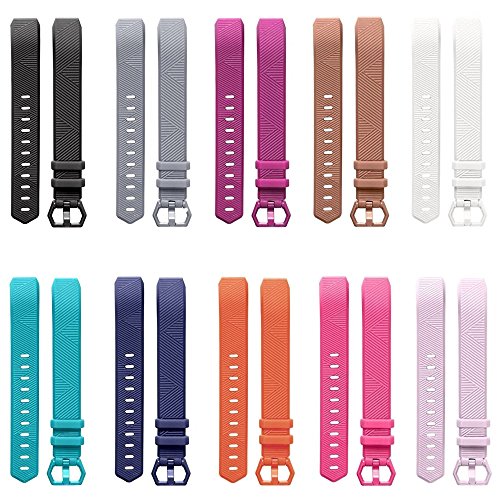 [- SnowCinda Armband Fur Fitbit Alta HR und Fitbit Alta, Verstellbares Karo Koper Ersatzarmband Wri