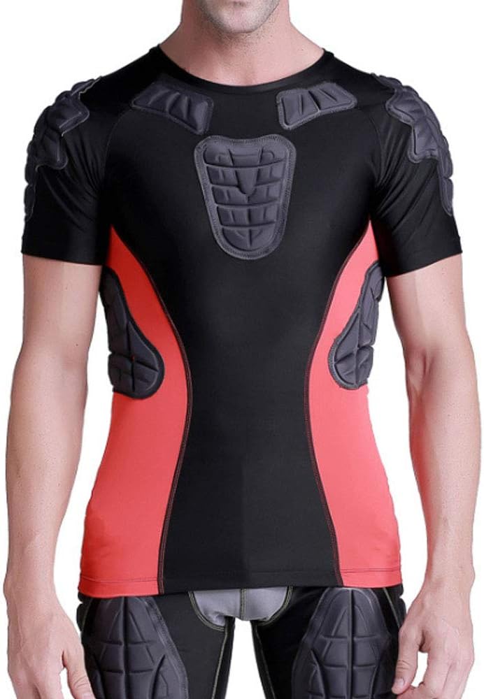 REDSHORE Padded Compression Shirt Padded Football Shirt