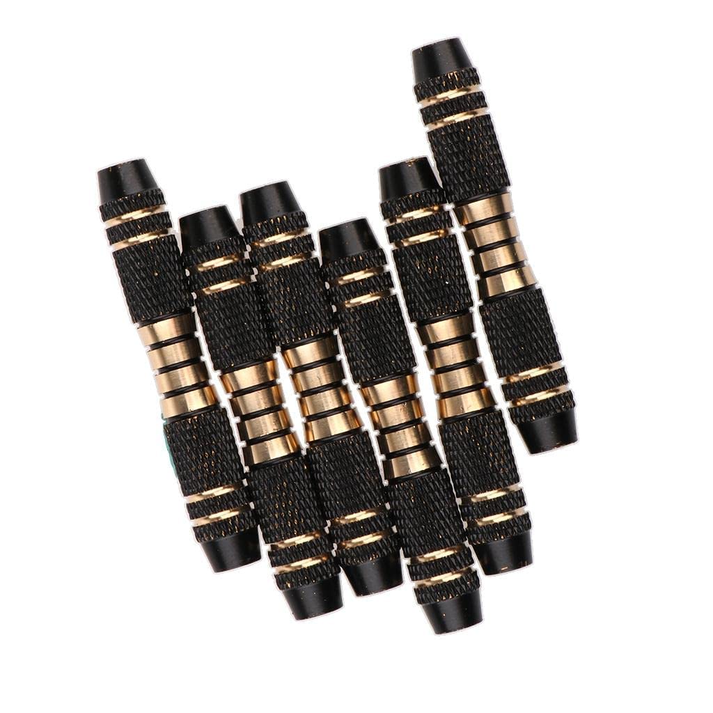 zalati 6pcs 16 Grams Dart Barrels Copper Replacement Black