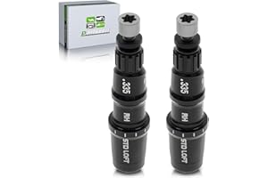 partszen Golf Shaft Adapter Sleeve .335 TIP for Taylormade Houston/SIM 2/SIM/M6/M5M4/M3 Driver&Wood RH Driver&Wood (2pcs)