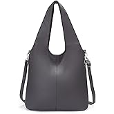 Herald Slouchy Hobo Shoulder Bag for Women Soft Retro Top Handle Crossbody Purses Tote Handbag with Adjustable Strap