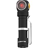 Armytek Wizard C2 WR PCB, Black Body | Li-Ion 3200 mAh battery (Protected), Aircraft-grade aluminium, Total protection from water, dirt and dust