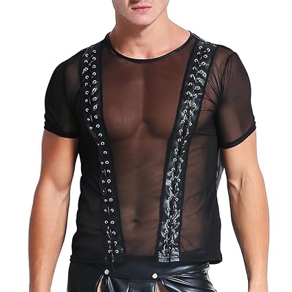 maglietta a rete uomo