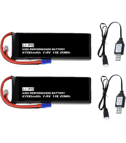 Hubsan 7.4V 2700mAh 17Wh 10C Batterie Lipo à X4 H501S H501A H501C RC Drone Quadcopter de