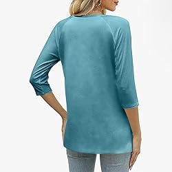 Fall Tops for Women 2025 Casual Button Down Henley