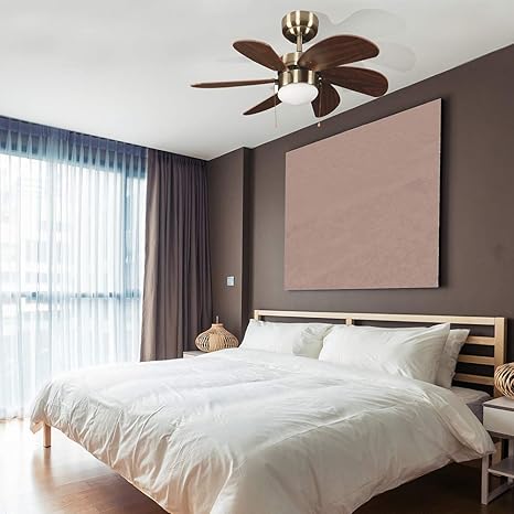 Marea Ceiling Fan With Light Modern 76 2 X 76 2 X 41 5 Cm Leather