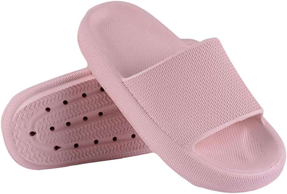 1 Pair of Summer Bathroom Bath Shoes, Lightweight, Soft and NonSlip
