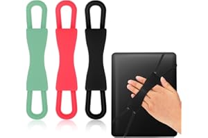 3pcs Hand Strap Holder for Kindle, Comfortable Stretchable Reading Belt for Tablets Reading in Bed Accessories Fits 4-8 Inch 