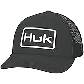 HUK Youth Trucker Hat, Anti-Glare Snapback Fishing Hat for Kids