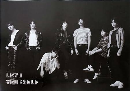 BigHit Entertainment BTS Bangtan Boys - Love Yourself ? Tear [O Ver] Official Poster 23.5 X 16.5 inches