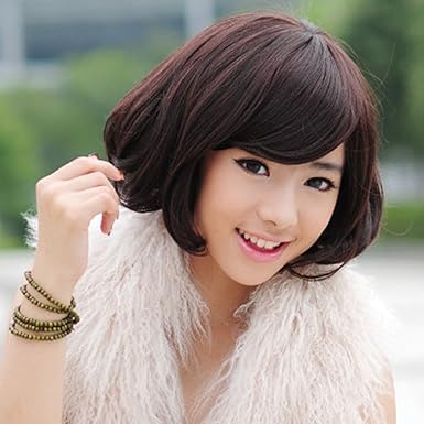 Amazon Jploveer ショートヘア ふわふわ エレガントファッション