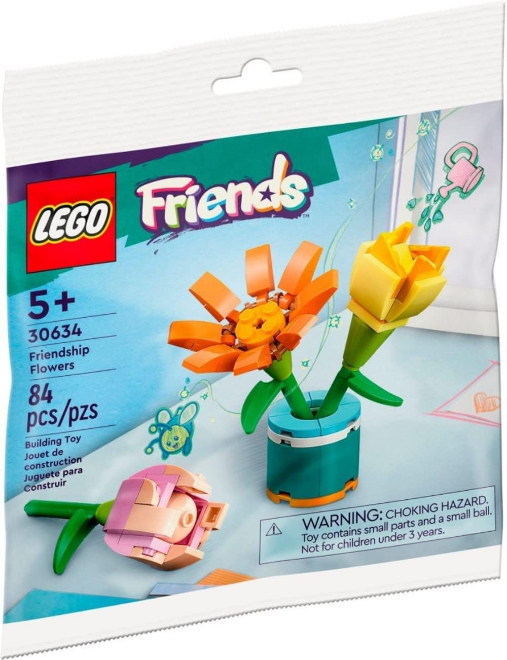 LEGO® Friends 30634 Friendship Flowers, Orange,pink,rose,yellow
