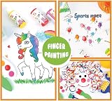 BLOT Finger Paint Set 10 Colors Non Toxic Kids Paint 36ml Tubes Age 3+ view 7