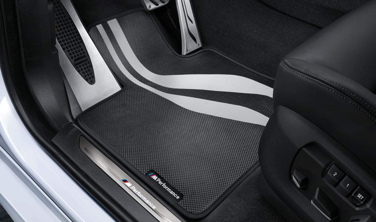 BMW Genuine M Performance Car Floor Mats Front Set F10 F11 5 Series