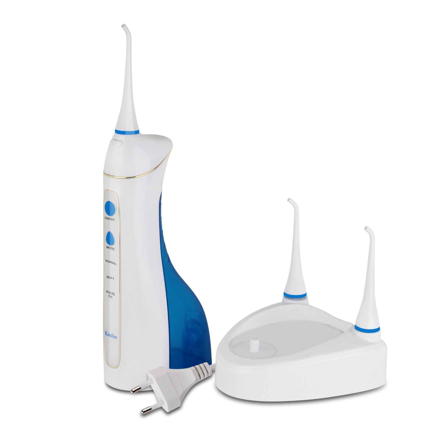 Kissliss Irrigador Bucal Eléctrico ml Alta Capacidad Carga Inductiva Modos de Cepillado