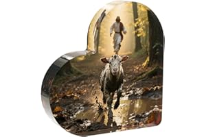 FEELDEAL Jesus & Lamb Christian Decor – Gifts for Catholic Women, Moms, Sisters & Friends – Birthday & Christmas