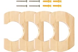 Wooden Oar Holder - 10 X 6.3 X 1.5 Cm Paddle Hold Hanger | Oar Wall Mount | Oars Holder Keeper Hanging | Garage Living Room B