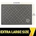 GRIP MASTER Durable Premium Cat Litter Mat, 35x23, Highly Effective, XL Jumbo, No Phthalate, Water Resistant, Traps Litter from Box and Cats, Scatter Control, Mats Soft on Kitty Paws, Graphite