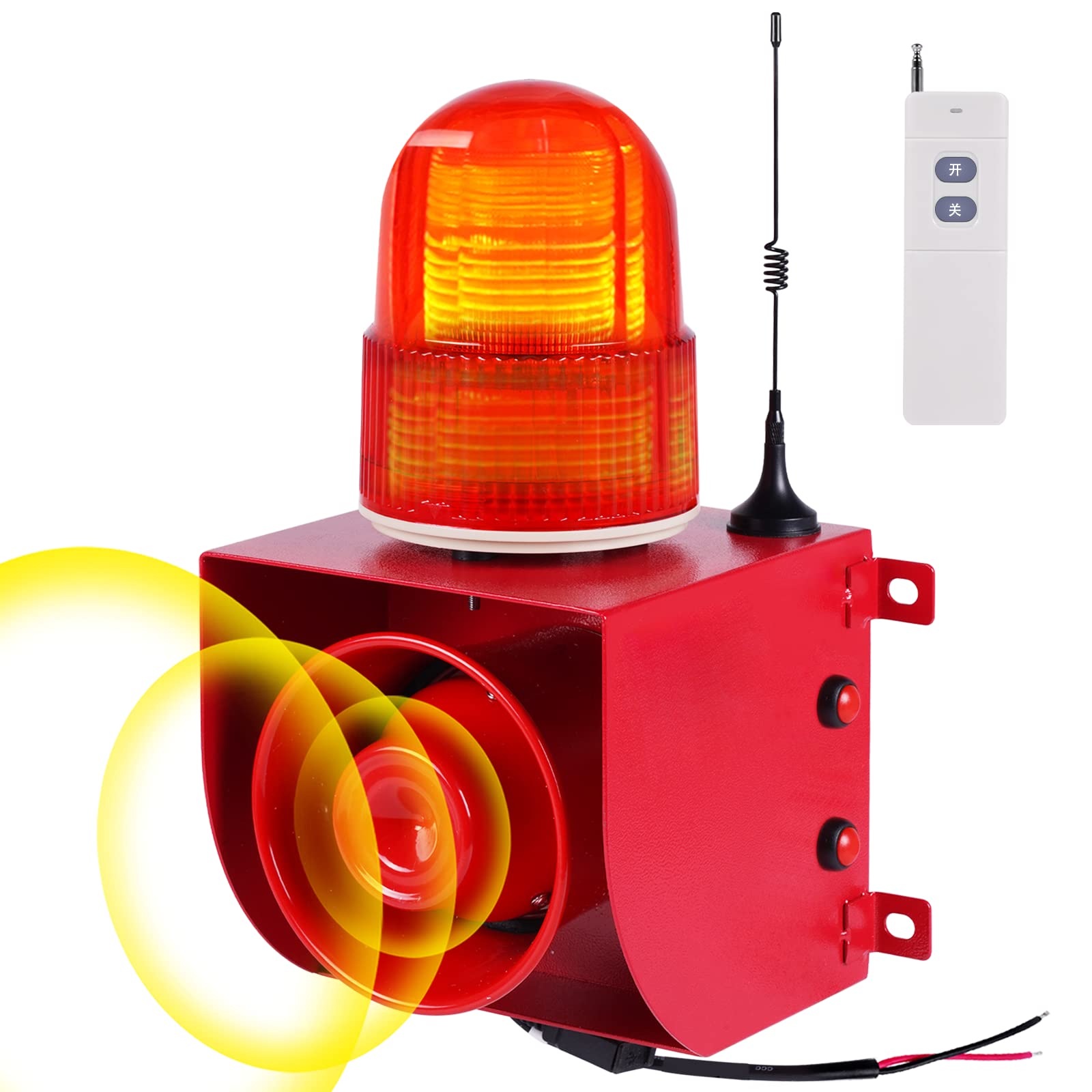 Mua Wireless Remote Control Alarm Siren Industrial Sound Light Security 