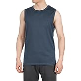 SHEEP RUN 100% Merino Wool Tank Top Men's Lightweight Wicking Breathable Workout Activewear Shirt