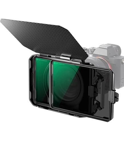 Misfit Atom Matte Box – Ultra Lightweight (98g), 4x4 & 4x5.65" Filter, 114mm Clamp, For Gimbals