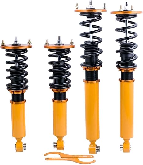 Amazon Co Jp 車のショックアブソーバー R33 1993年から1998年交換ショックアブソーバのために春ショックのフィット感のためのスカイラインgtst R33 Rb25det Rb25 Adj身長 ホーム キッチン