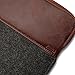 GMYLE Soft Sleeve for Macbook Air/Pro/Retina 13 inch, 13-13.3 Inch Laptop - Dark Grey and Brown [Not fit for New Macbook Pro 2016-2017]