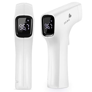Infrared Thermometer for Humans Adults Kids Baby, Touchless Temporal Forehead Head Body Basal Digital Laser Thermometer FDA Approved for Fever