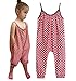 Chinatera Little Girls Floral Strap Short Harem Pants Jumpsuits Rompers Outfits (For 2-3Y)
