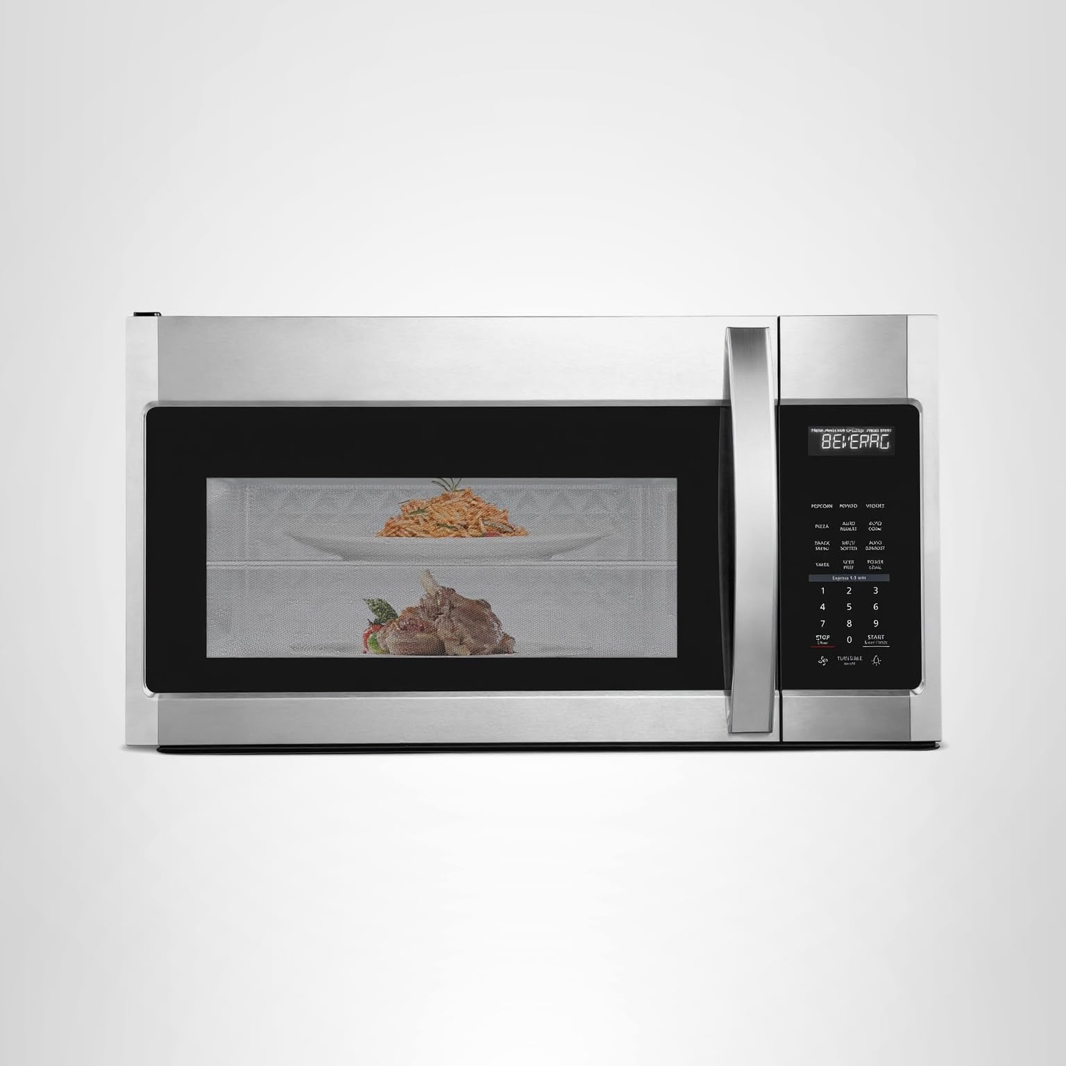 BLACK+DECKER EM044KB19 Over The Range Microwave Oven with One Touch, 1000 Watts, 400 CFM and Auto Cooking, OTR 1.9 Cu.ft
