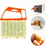 Koksi Wet Dry Venetian Window Blind Cleaner Brush Ergonomic Handle view 2