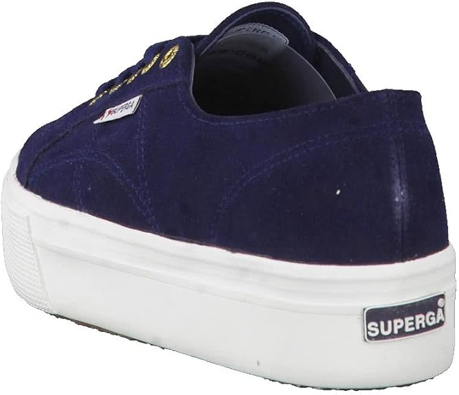 superga 2790 grey suede flatform trainers