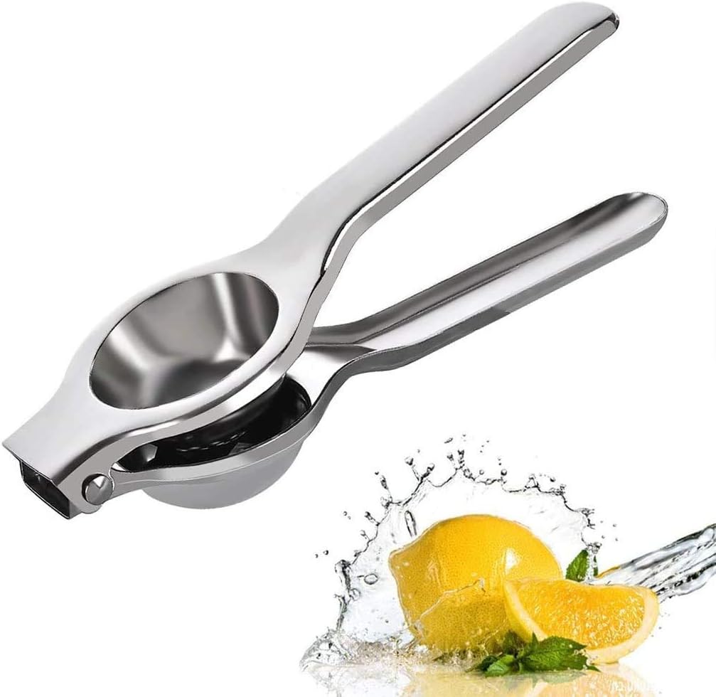 Lemon Squeezer,Manual Lemon Squeezer,Heavy Duty Stainless Orange Juice Extractor Single Press Hand Lime Citrus Fruit Juicer Tool