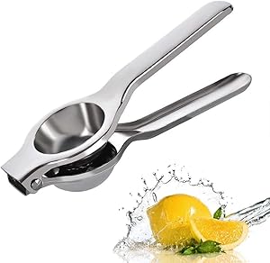 Lemon Squeezer,Manual Lemon Squeezer,Heavy Duty Stainless Orange Juice Extractor Single Press Hand Lime Citrus Fruit Juicer Tool
