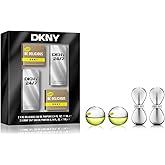DKNY Mini Eau de Parfum 4 Piece Gift Set for Women - 2 x Be Delicious Mini Splash 0.23 Fl. Oz. and 2 x 24/7 Mini Splash 0.23 Fl. Oz