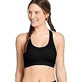 Jockey Women's Mid Impact Removable Cup Seamless Sports Bra