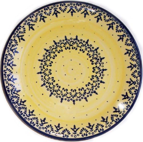 Boleslawiec Stoneware Polish Pottery Dinner Plate Eva's Collection "Lace"