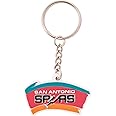Desert Cactus San Antonio Spurs Keychain NBA National Basketball Association Car Keys Holder (PVC - Vintage A)