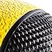 DYNAPRO Medicine Ball | Exercise Ball, Durable Rubber, Consistent Weight Distribution, Comfort Textured Grip for Strength Training (Yellow- 4LB)