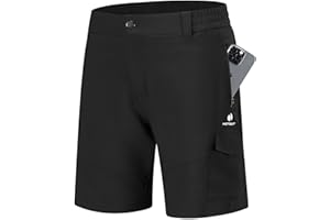 H HOT SUIT HOTSUIT Quick Dry Men's Lightweight Hiking Casual Cargo 9" Shorts with 5 Pockets