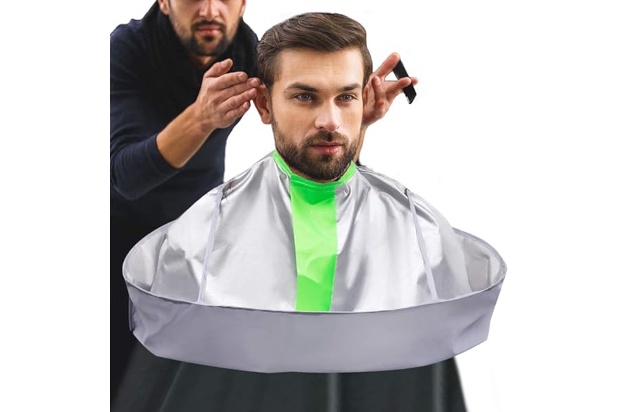 SZHSTC Professional Hair Cutting Cape Salon Barber Cape Waterproof Haircut Umbrella Catcher Hairdresser Gown Apron Men Women Hairdressing Supplies