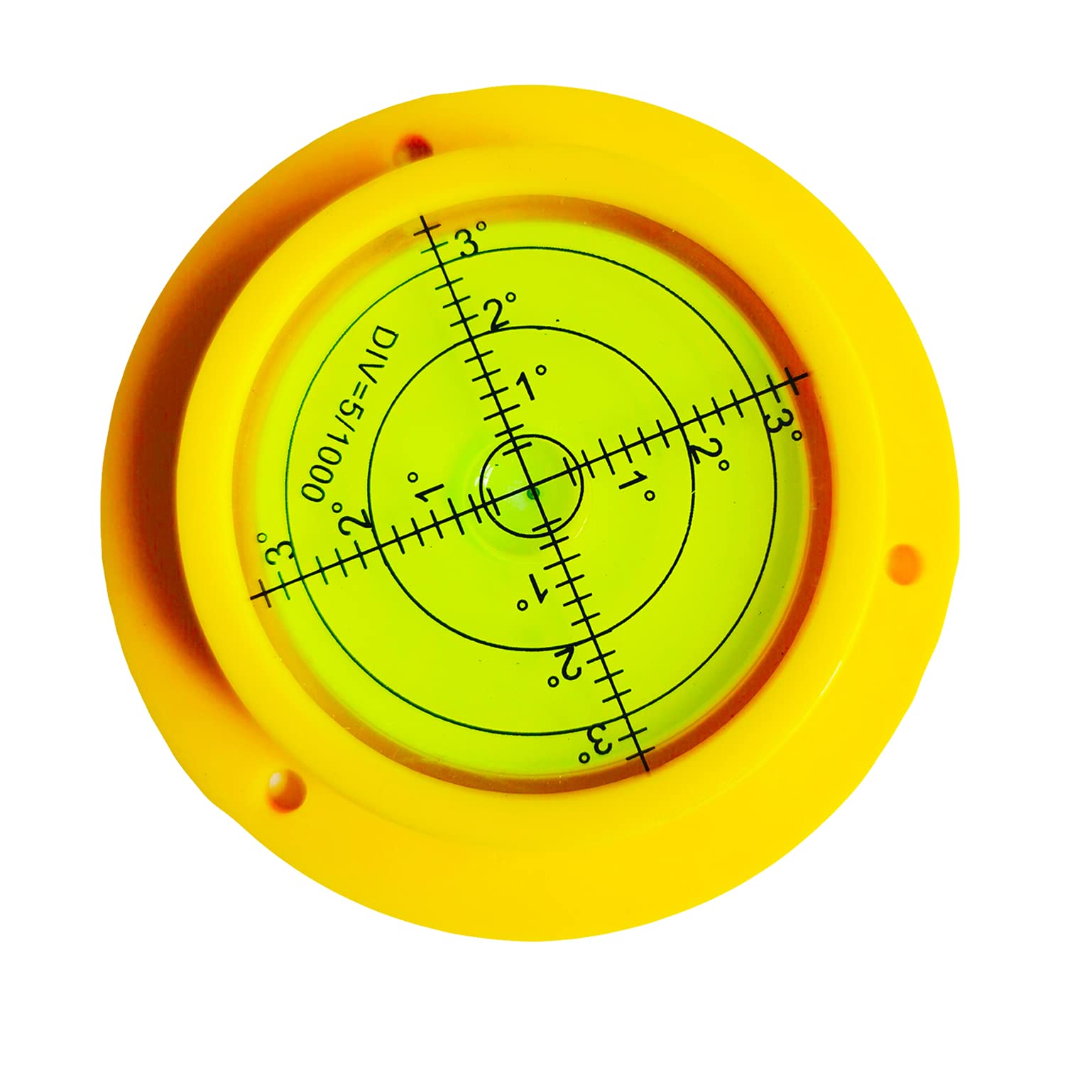 Large Bullseye Bubble Spirit Level 90mm Plastic Case Precision Horizontal Bubble Surface Level Round Inclinometers